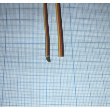 Кабель для сервоприводов JR 26AWG плоский 1м