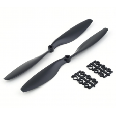 1045 Bullnose PC Propellers (CW/CCW) черные (1 пара)